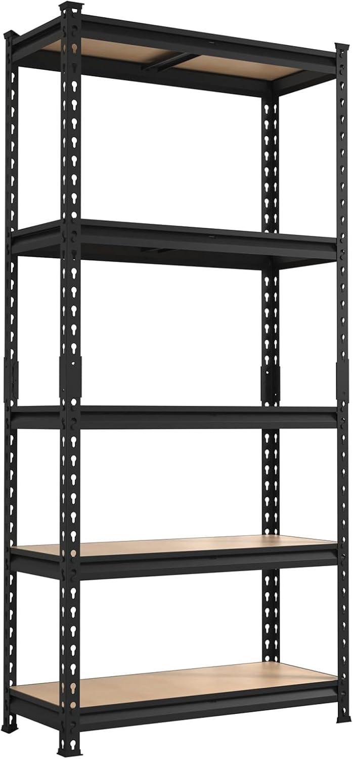 5‑Tier Metal Garage Shelving 2000LBS