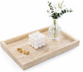 Beige Travertine Marble Vanity Countertop Tray