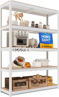 5‑Tier Boltless Metal Garage Storage Shelving Unit