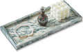 Natural Marble Vanity Tray Stone Bathroom Organizer