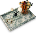 Cyan Green Natural Marble Vanity Countertop Tray