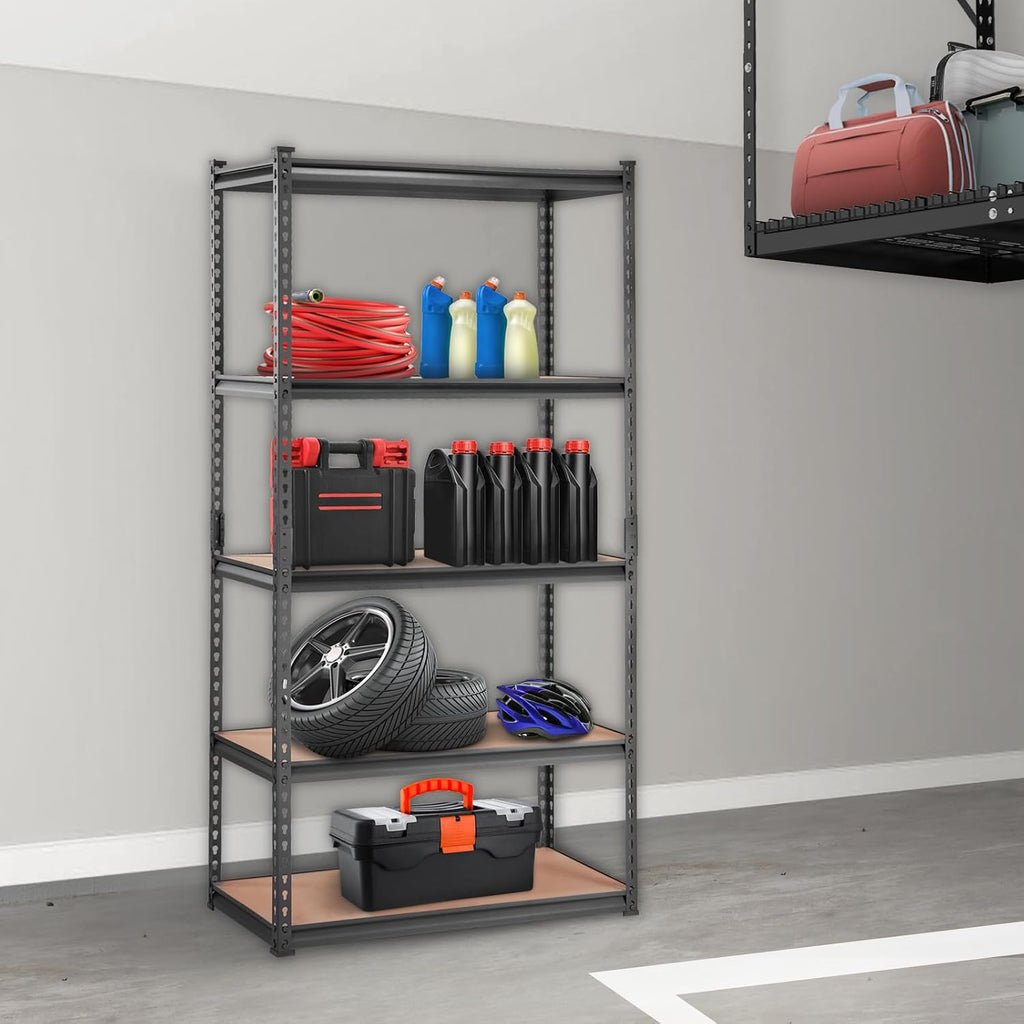 5‑Tier Heavy‑Duty Metal Storage Shelving 2000LBS