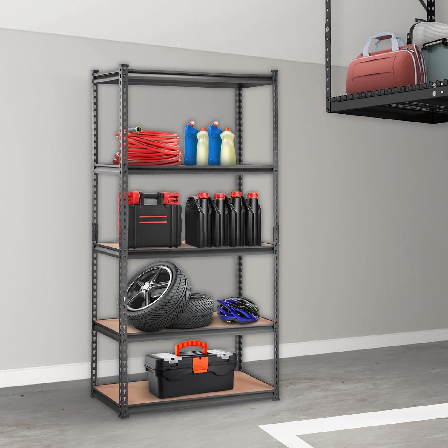 5‑Tier Heavy‑Duty Metal Storage Shelving 2000LBS