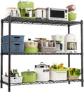 48" 3‑Tier Heavy‑Duty Wire Storage Shelving Unit 1200LBS