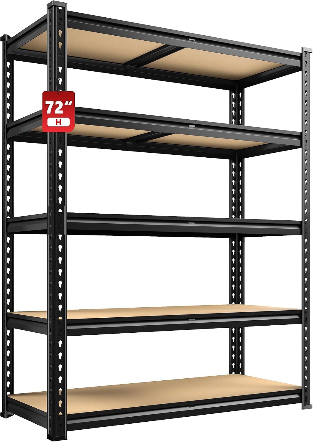 5‑Tier 2400Lbs Heavy‑Duty Garage Storage Shelving