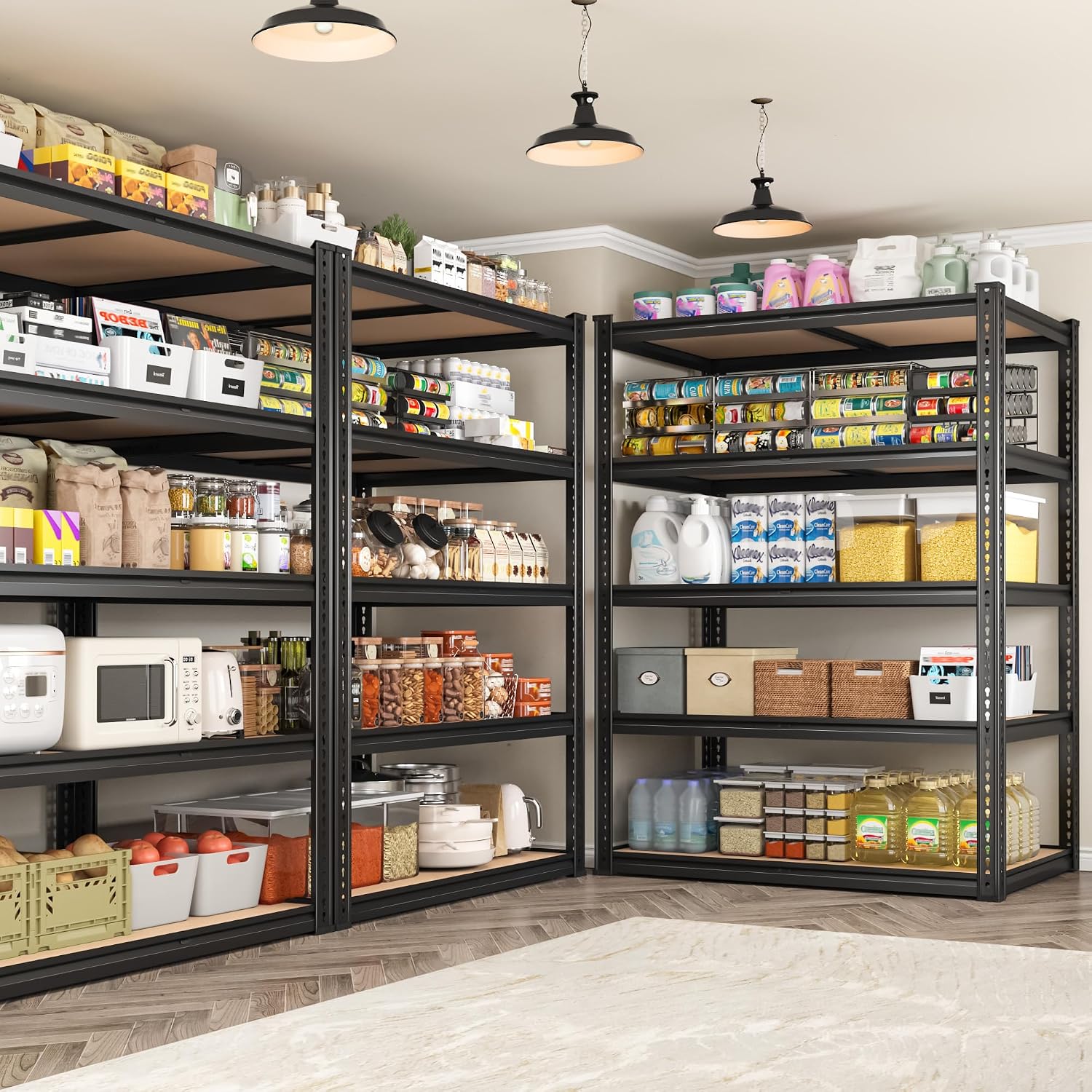 5‑Tier Metal Garage Shelving 2200LBS