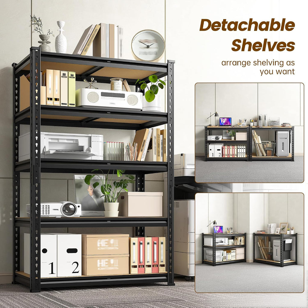 5‑Tier Heavy‑Duty Storage Shelving Unit