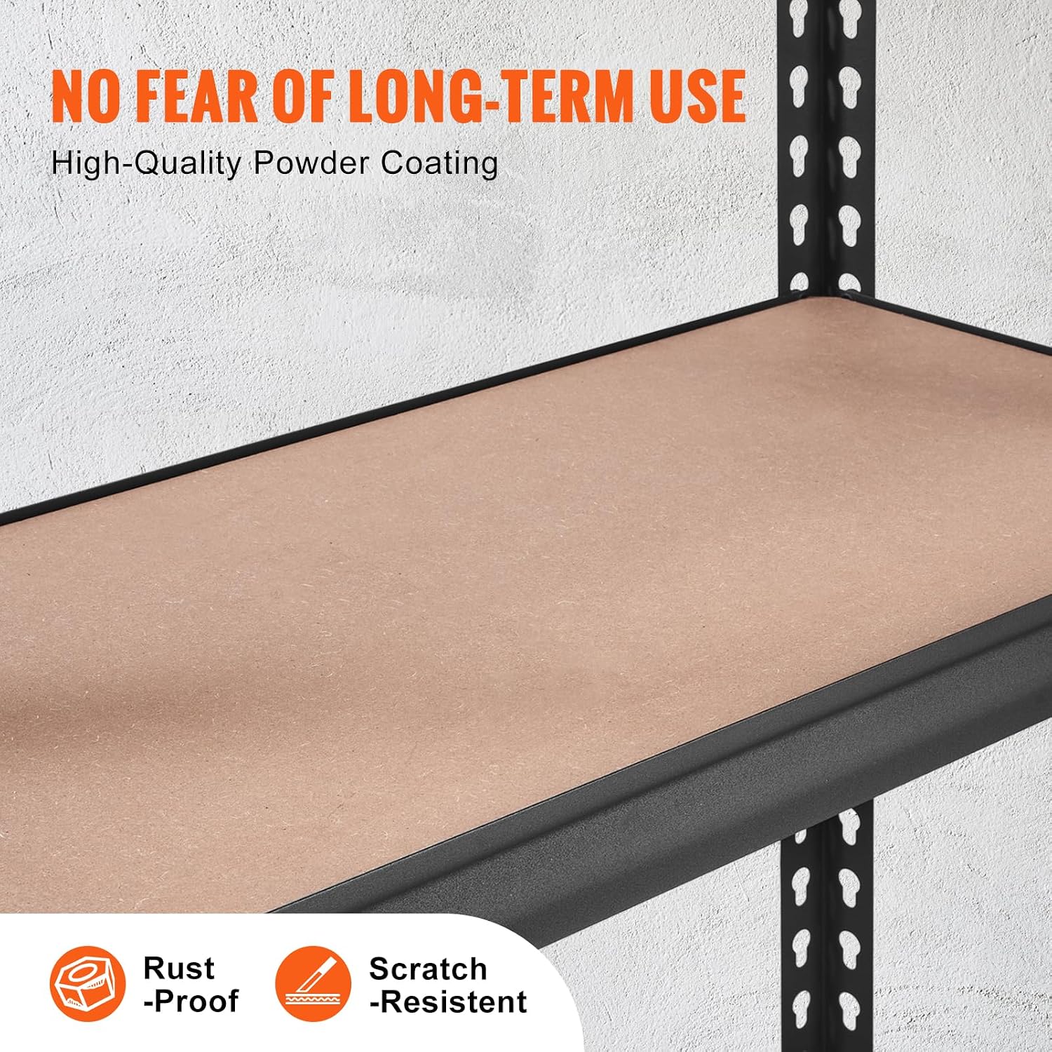 5‑Tier Heavy‑Duty Metal Storage Shelving 2000LBS