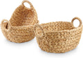 3‑Pack Natural Wicker Storage Baskets With Handles