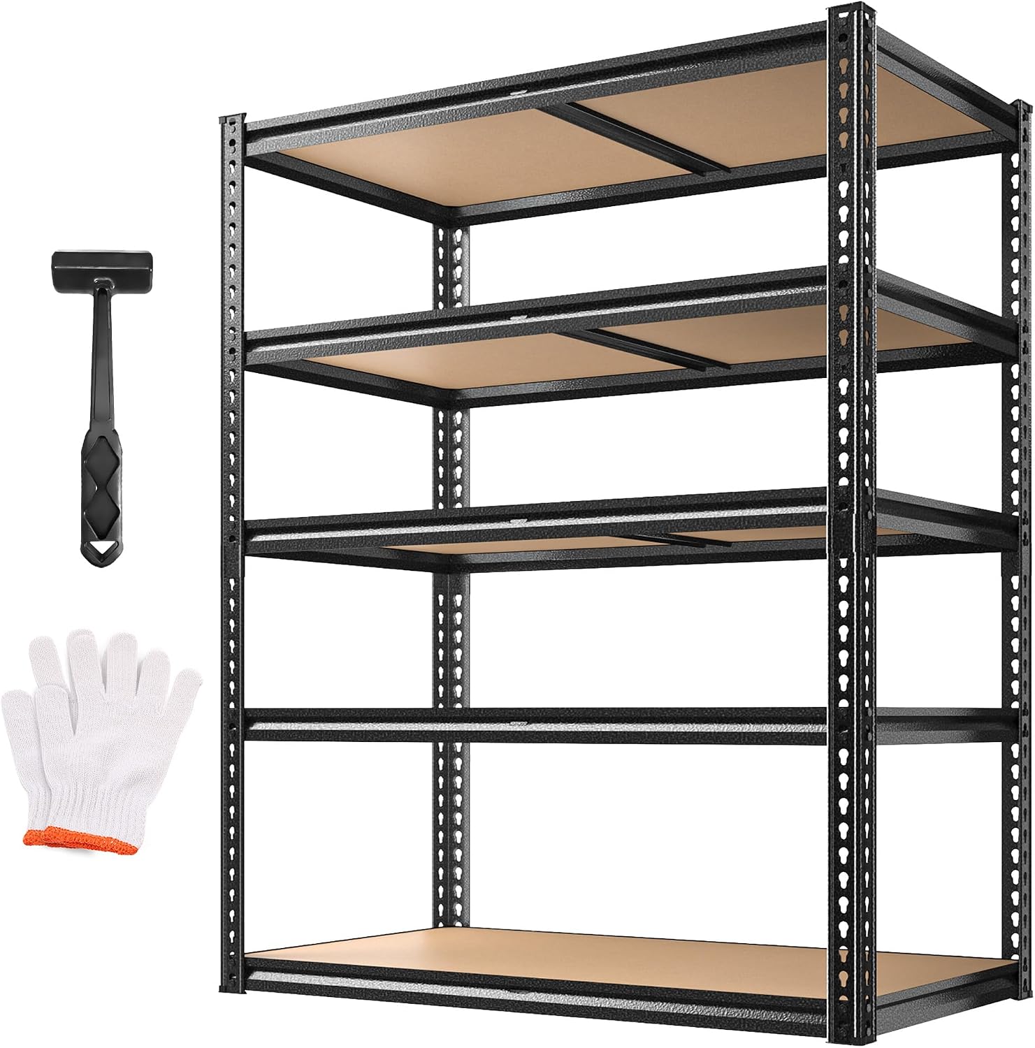 5‑Tier Metal Garage Shelving 2200LBS