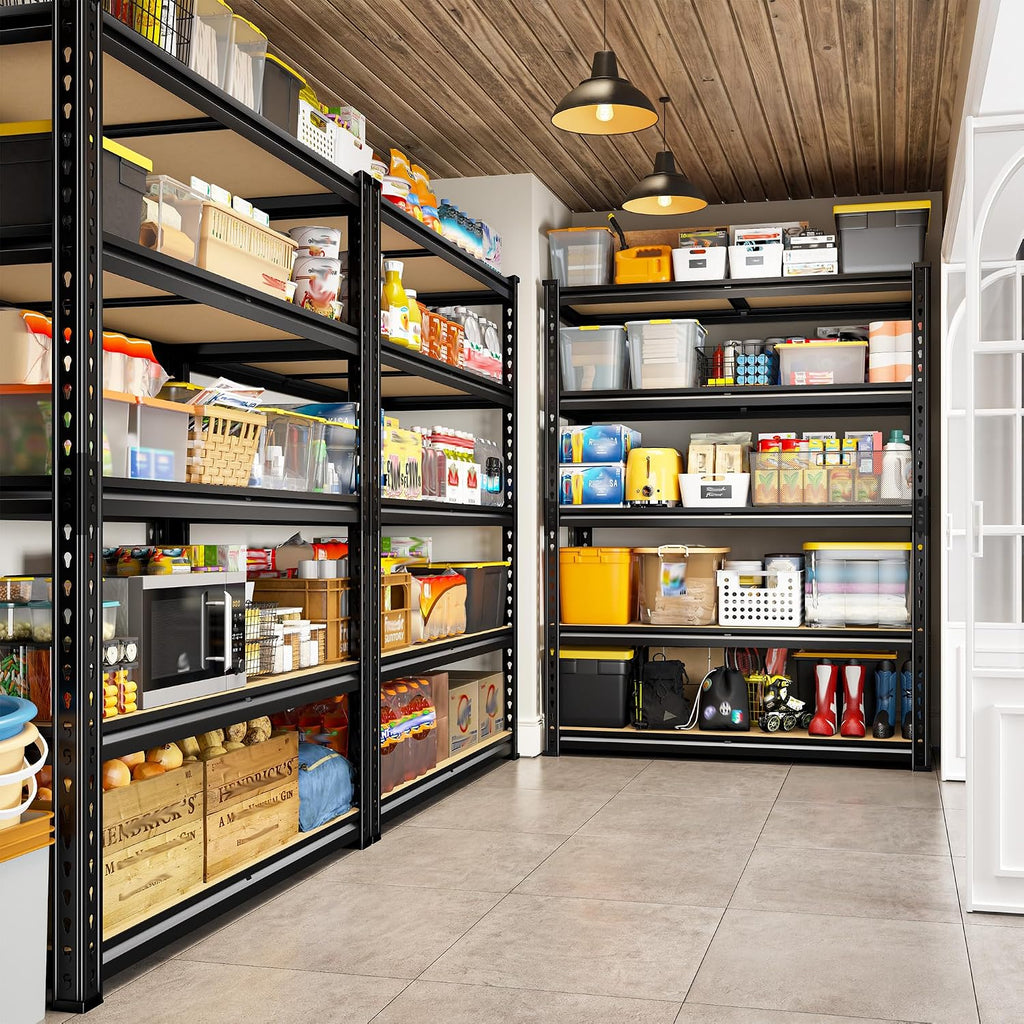 5‑Tier 2400Lbs Heavy‑Duty Garage Storage Shelving